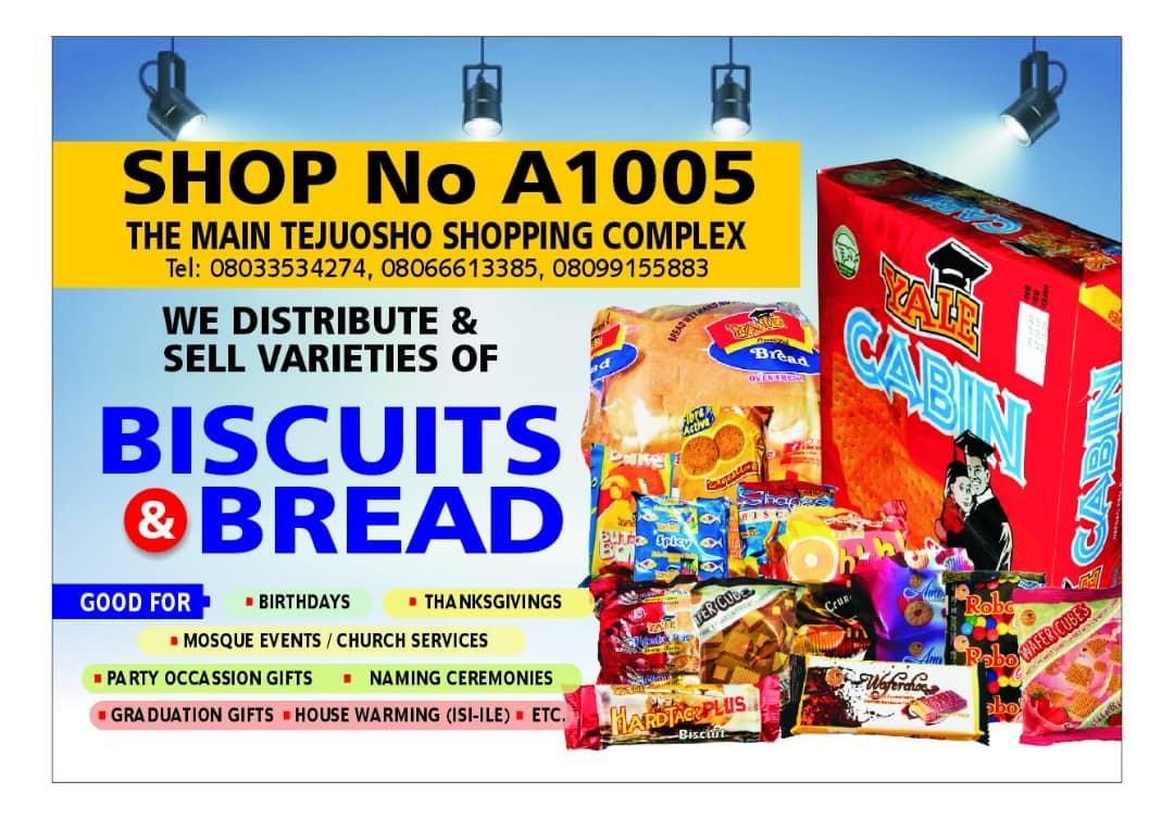 Distribution. Manufacturing and Import/Export of Biscuits